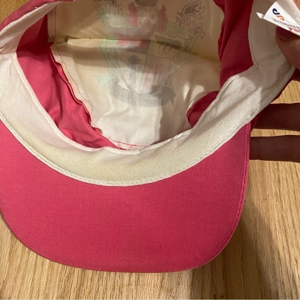 Vintage Circus Circus Las Vegas Painters Hat Casino Snap Back Pink Nevada - Picture 9 of 9